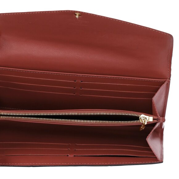 Louis Vuitton Sarah Monogram Vernis Long Wallet M90429 Viu Rose - Picture 7 of 7